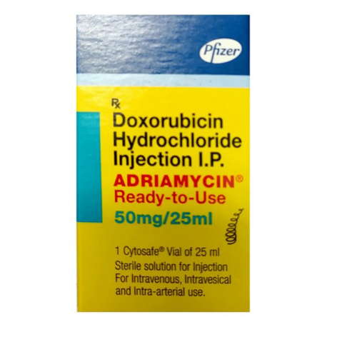 Adriamycin Injection, 50 mg
