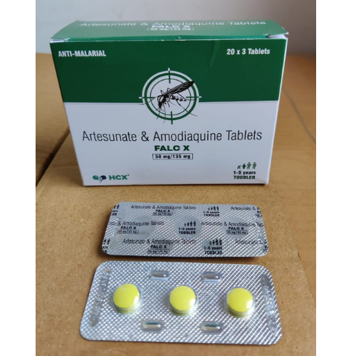 Amodiaquine + Artesunate Tablet, 135 mg + 50 mg (12 tabs) - Image 2