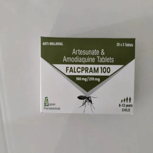 Amodiaquine + Artesunate Tablet, 270 mg + 100 mg (3's)